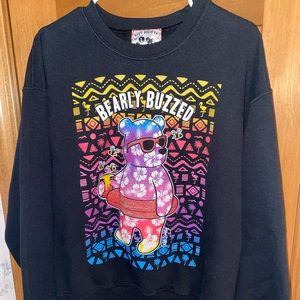 Riot Society Bearly Buzzed Crewneck Sweater